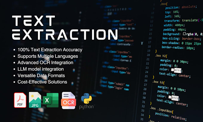 Automate text extraction of pdf, images, websites using python high ...