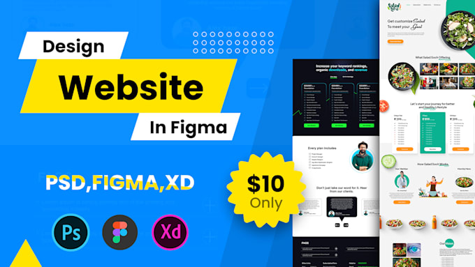 design a website UI homepage in figma
