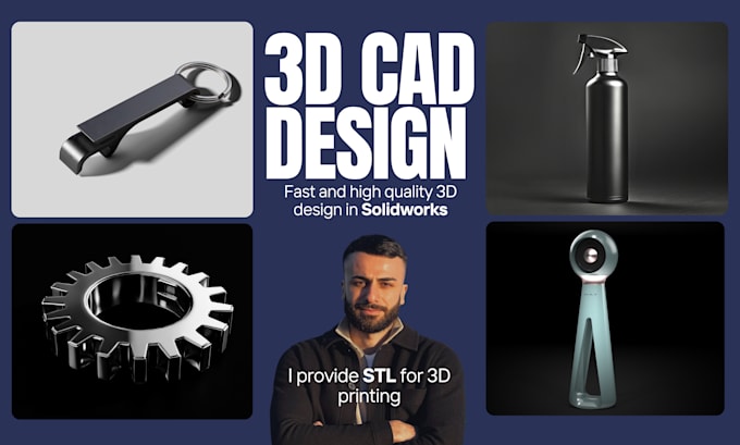 design your product in 3d using solidworks