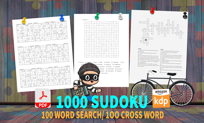 create up to 1000 sudoku for amazon KDP
