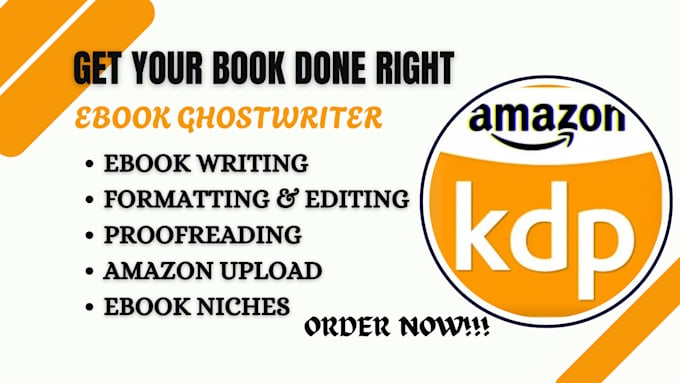 ghostwrite self help ebook, ebook ghostwriter, ebook writer, KDP book writer