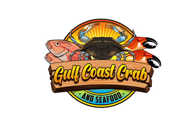 create awesome and gorgeous seafood logo design