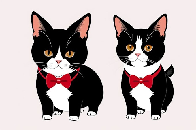 custom vector pet portrait for you