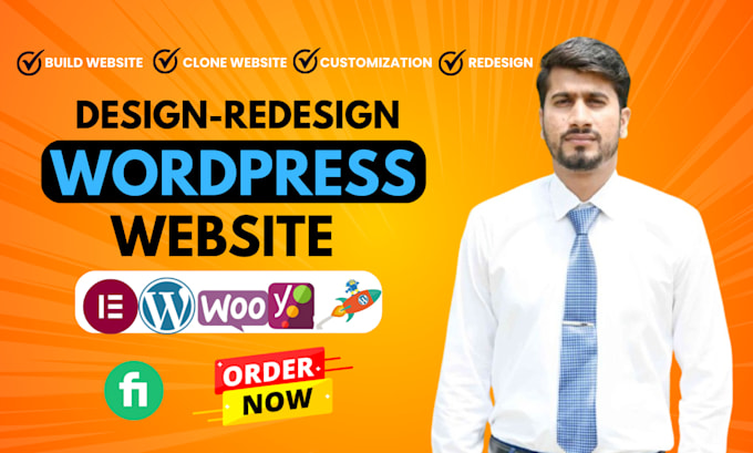 design, redesign, revamp, duplicate, transfer, clone or fix wordpress website