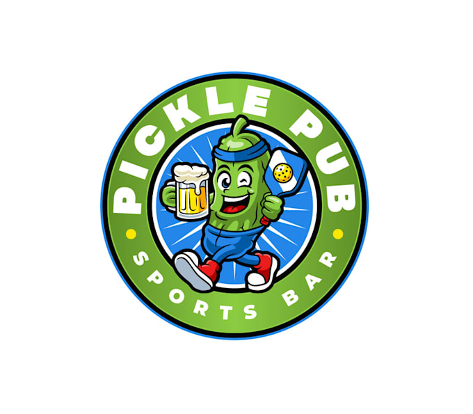 make modern popular new bar or pubs logo