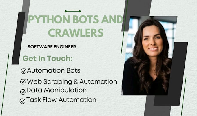 write python bots and crawlers