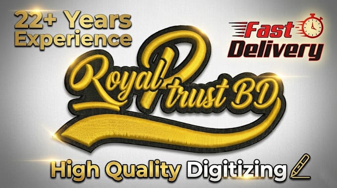 do embroidery digitizing  expert  for logo 3d puff designs