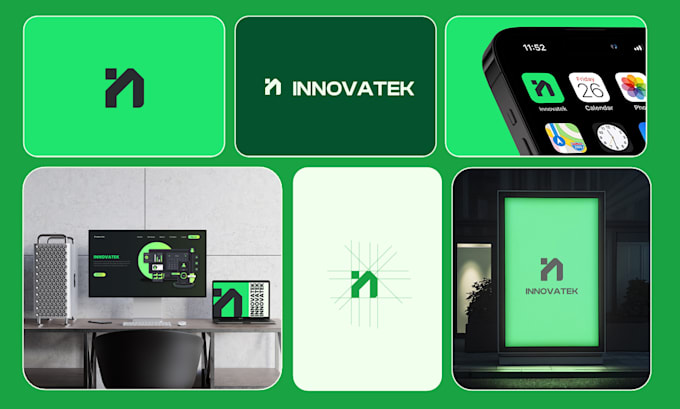 do saas brand design, logo design, tech startup brand identity design