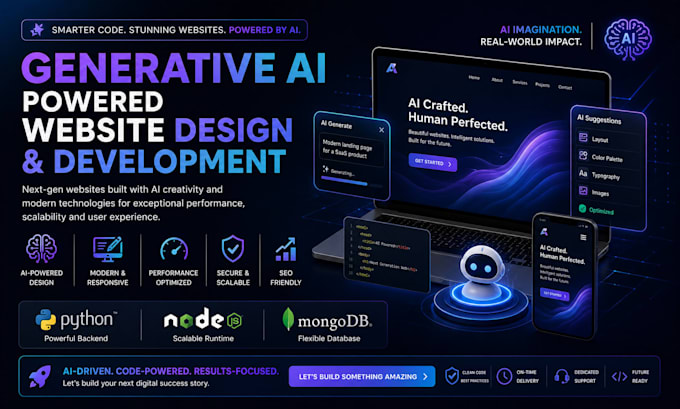 develope custom ai website