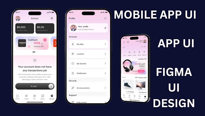 Design web ui design mobile app ui ux design dashboard ui ux in figma ...