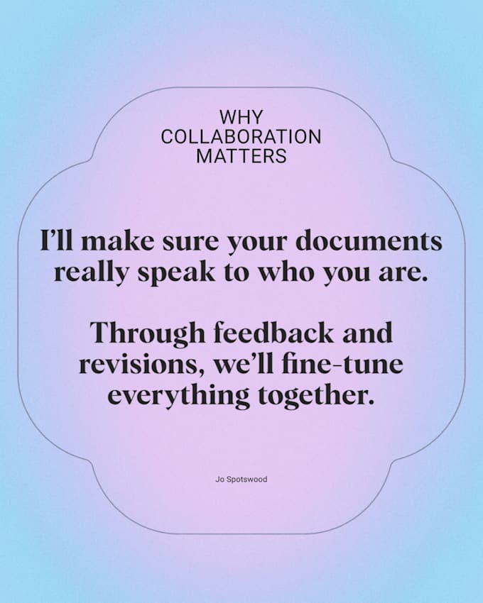 thoughtfully rewrite your resume, linkedin, or cover letter