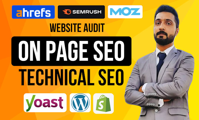 do website audit, yoast on page SEO, technical optimization