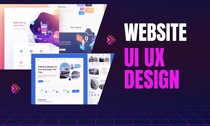 Do modern mobile app or website ui ux design using figma by Shakeel2345 ...