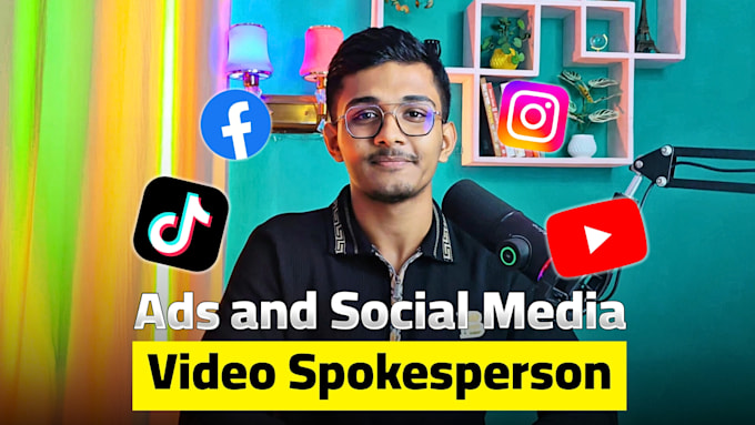 create a spokesperson video for social media and ads
