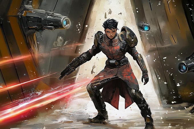 create characters from science fiction or fantasy