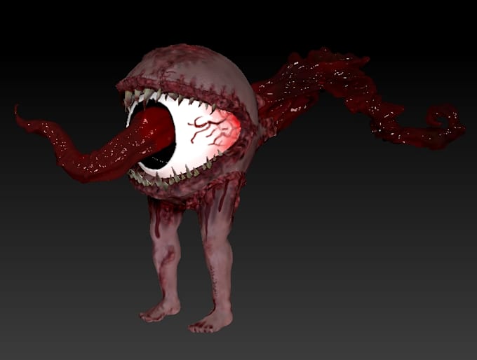 make an original character in 3d in zbrush