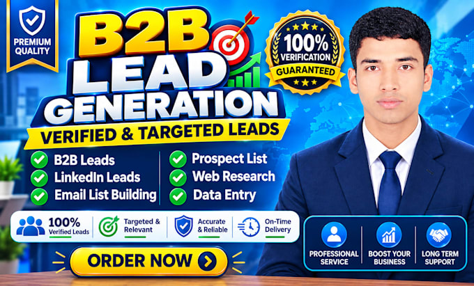 do b2b lead generation, prospect email list building service