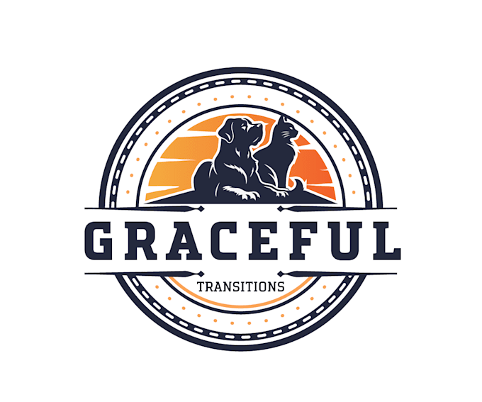 create awesome veterinary practice dog and cat logo design