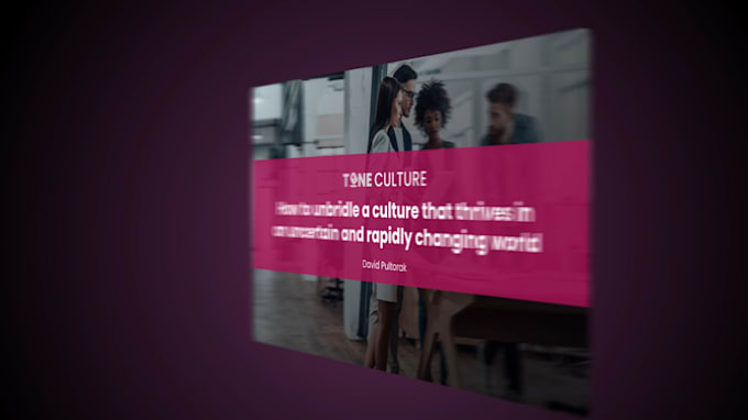 transform your corporate slides into a professional animated video presentation