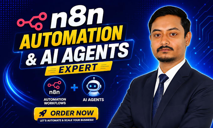 develop n8n ai automation, ai agents, ai websites, ai mobile apps and ai chatbot