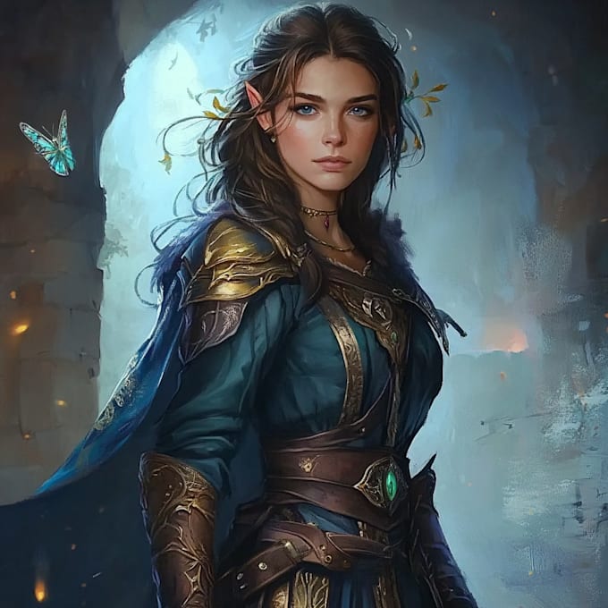 create fantasy character artwork