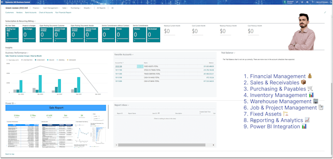 configure and setup dynamics 365 business central for you