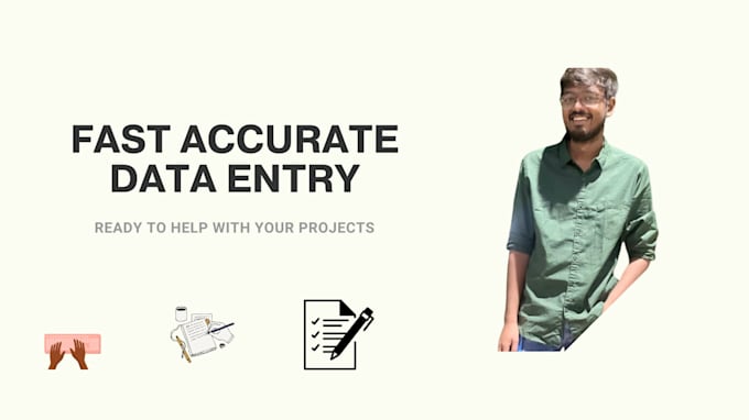 do fast accurate data entry and copy paste job