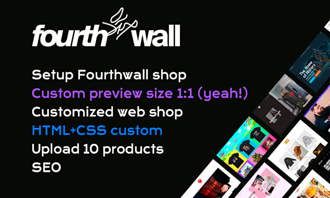 setup fourthwall shop for your brand