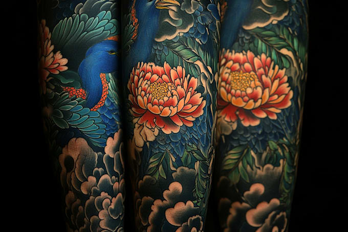 create professional realistic tattoo design