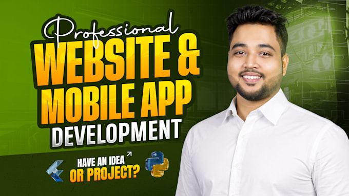 do custom website development, business website, and wordpress landing page
