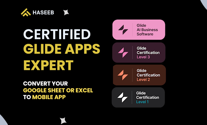 develop pwa app on glide