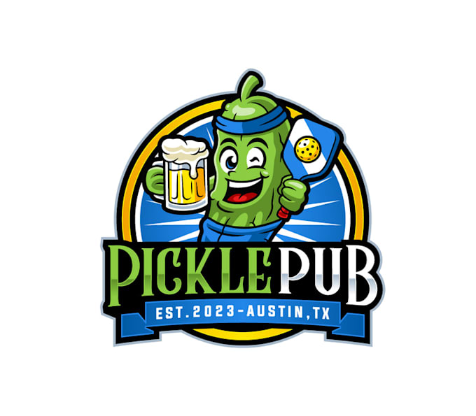 make admirable popular new bar or pubs logo