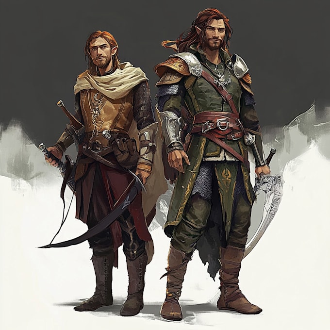 Esign dnd character art and dnd character art by Bendelis | Fiverr