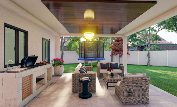 do backyard , patio , pool , terrace design