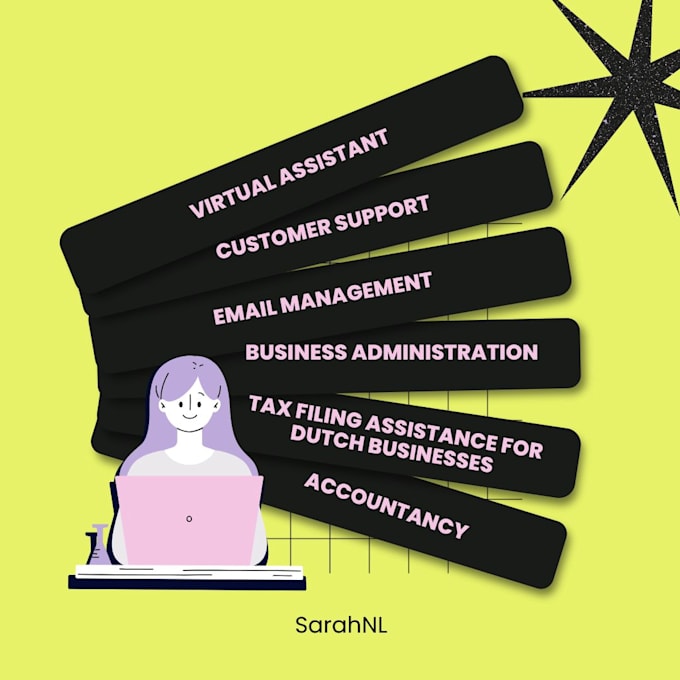 Be your virtual assistant services by Sarahnl | Fiverr