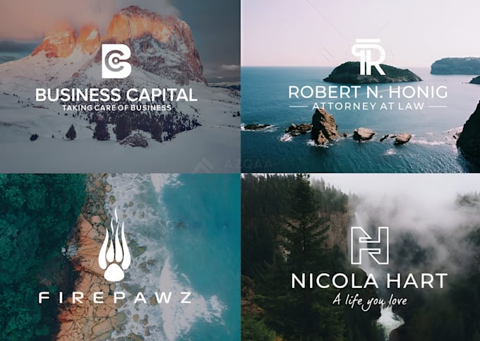 do a creative minimalist business logo design with creative thinking