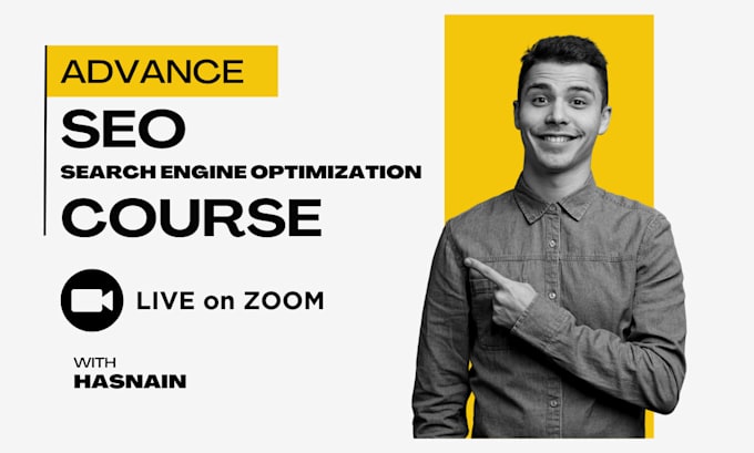 teach advance SEO course live on zoom