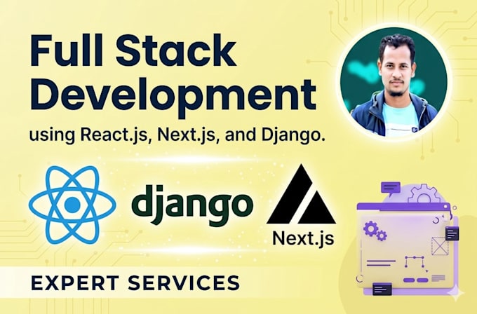 do website development with django and react