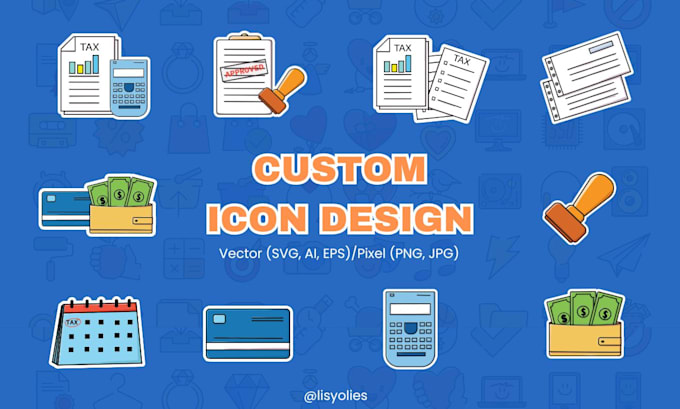 create custom icon designs for your any project or purpose