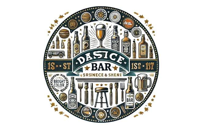 do restaurant and bar logo design