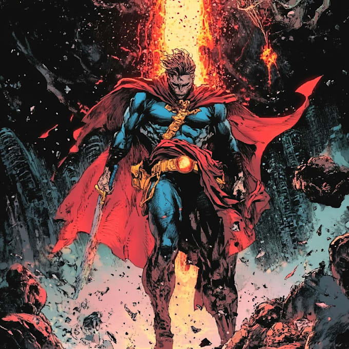 do comic books, splash pages, comic cover art