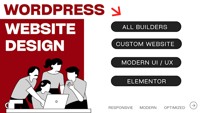 design wordpress responsive website