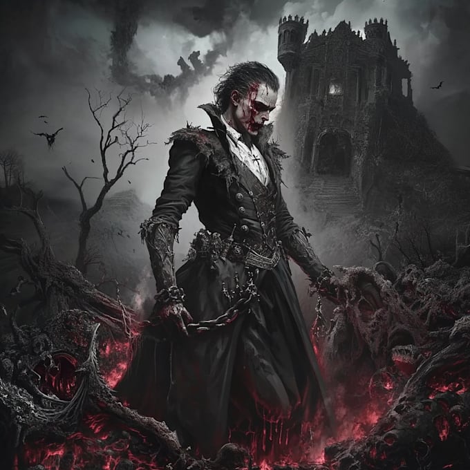make horror or fantasy monster or creature for you