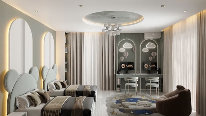 design and render 3d interiors or exteriors for your home