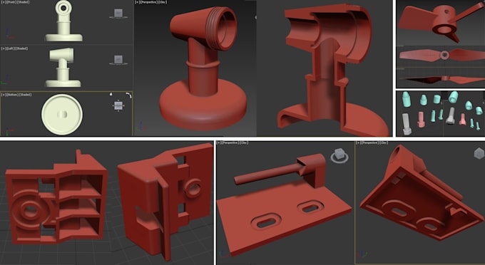 create any 3d model for cnc machine fabrication