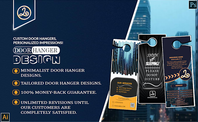design super promotional door hangers