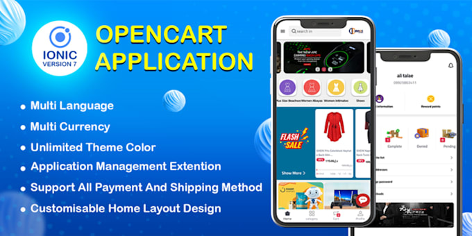 make opencart android and ios app for your site