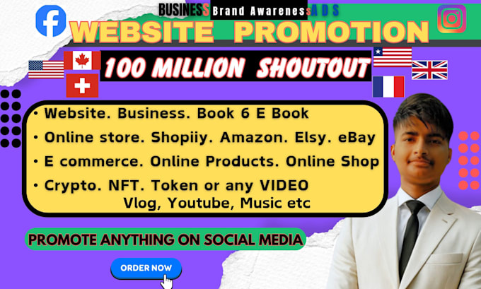 promote anything for you in any country