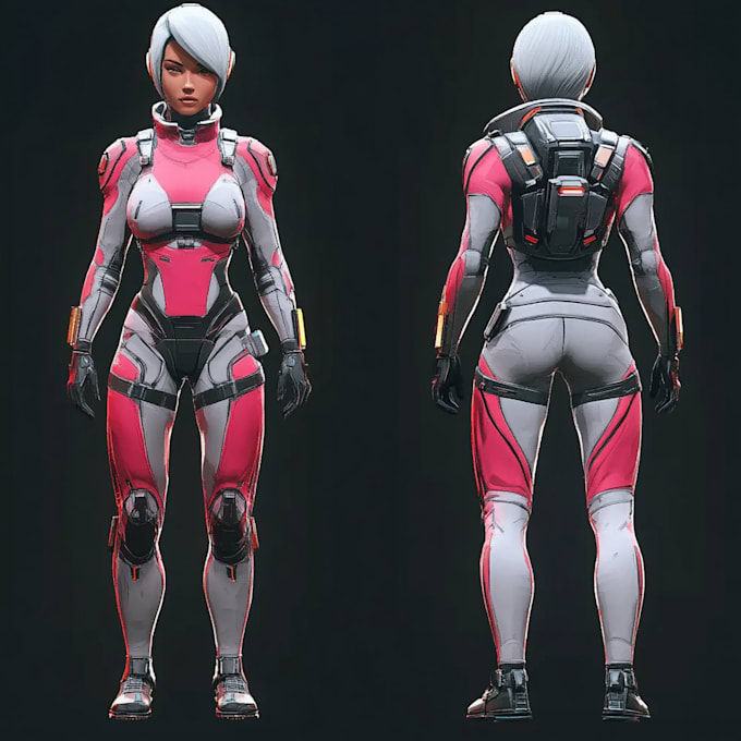 do star wars, game character or sci fi game character art