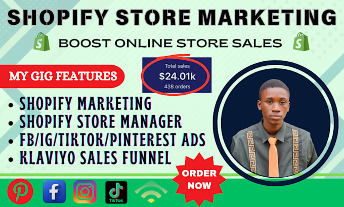 boost shopify store sales, shopify dropshipping marketing, or website promotion